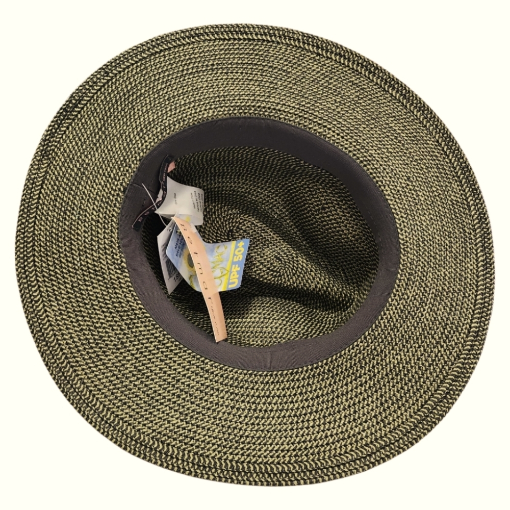 Betmar New York ELLERY Braided Safari Fedora Hat One Size UPF‎ 50+ NWT - Picture 6 of 11